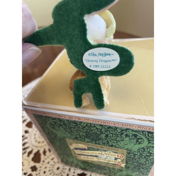 Whimsical World of Pocket Dragons “Drowsy Dragon” 1989 Figurine Real Musgrave - Picture 9 of 9